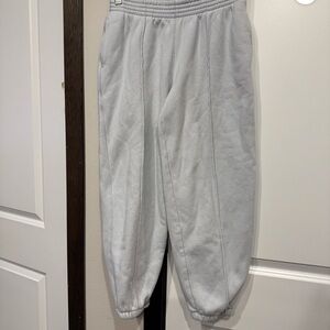 TNA Cozy Fleece Sweatpants in Light Blue
